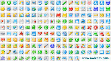 Screenshot of 3D Aqua Icons Collection