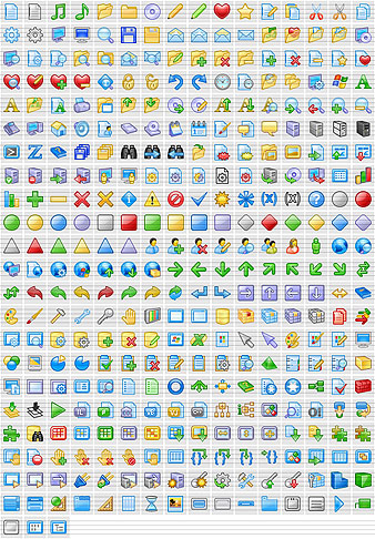Screenshot of XP Artistic Icons Collection