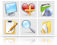 Stock di icone: Realistic Icons