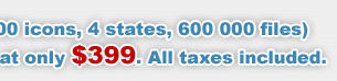 50% off on all icons