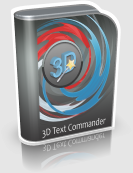 3D Text Commander: 3D text maker