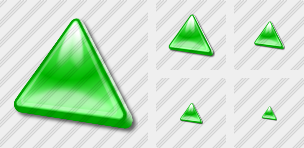 Triang Green Icon