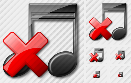 Icone Music Delete