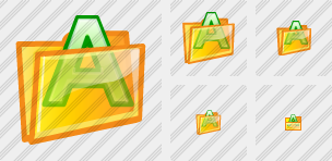 ������ Folder Font