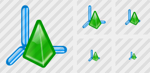 Graph 3d Icon