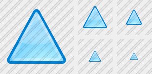 Triang Cyan Icon