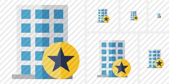 Office Building Star Icon