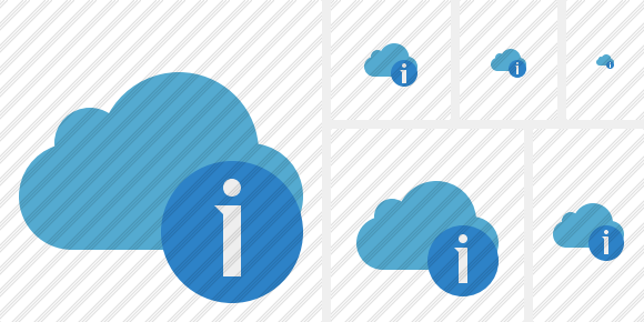 Cloud Blue Information Icon