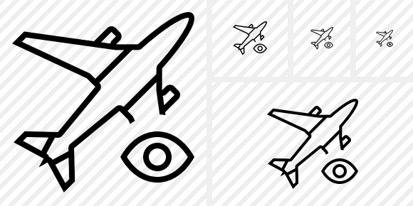 Airplane View Icon