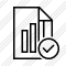 File Chart Ok Icon