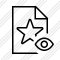File Star View Icon