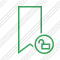 Bookmark Green Unlock Icon