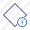 Rhombus Purple Information Icon