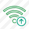 Wi Fi Green Upload Icon