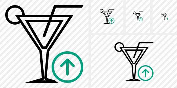 Cocktail Upload Icon