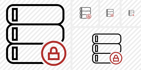 Database Lock Icon