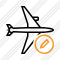 Airplane Horizontal Edit Icon