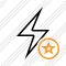 Flash Star Icon