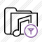 Folder Music Filter Icon