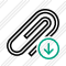 Paperclip Download Icon
