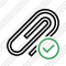 Paperclip Ok Icon