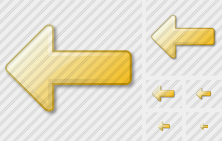 ������ Arrow Left Yellow