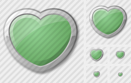 Icone Heart Green