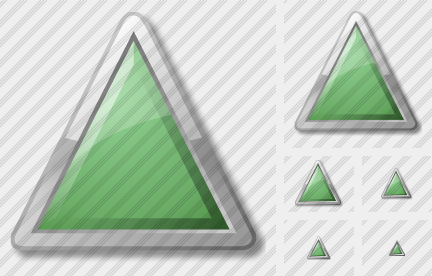 Icone Triangle Green