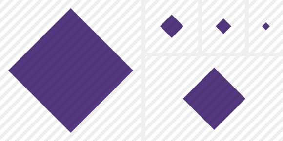 Icone Rhombus Purple