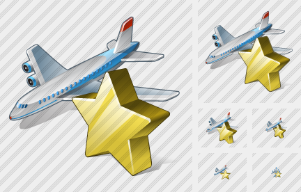 Icone Airplane Preferiti