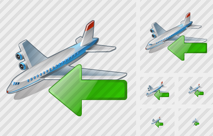 Icone Airplane Importa