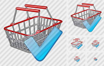 Basket OK Icon