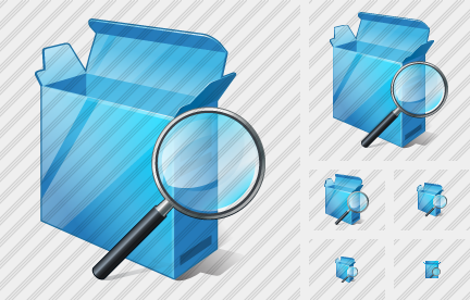 Box Open Search2 Icon