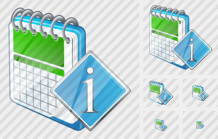 Icone Calendario Info