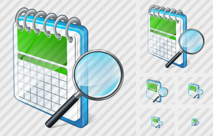 Icone Calendario Search2