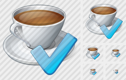 Coffee Cup OK Icon