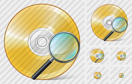 Compact Disk Search2 Icon