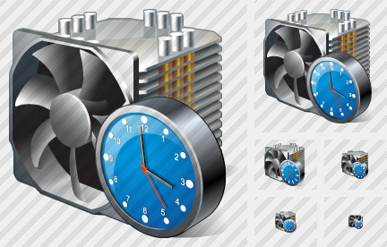 Icone Condizionatore Orologio