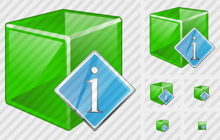 Icone Cubo Info