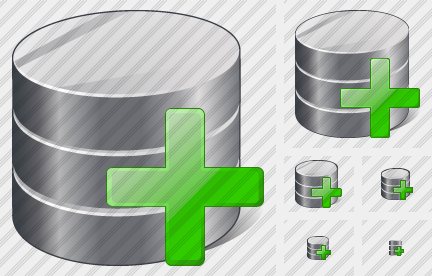 Icone Database Aggiungi