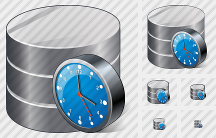 Icone Database Orologio