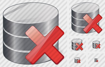 Icone Database Elimina