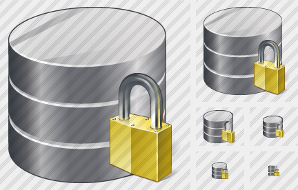 Icone Database Bloccato