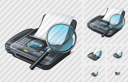 Fax Search2 Icon