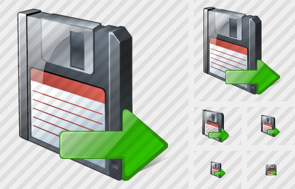 Icone Floppy Disk Esporta