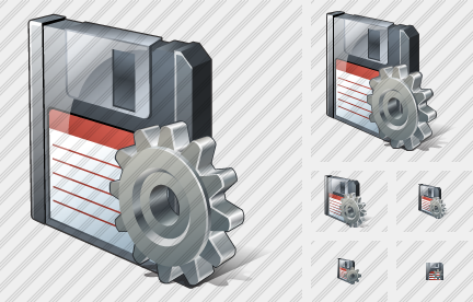 Icone Floppy Disk Impostazioni