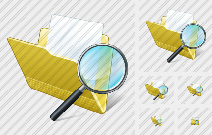 Folder Document Search2 Icon