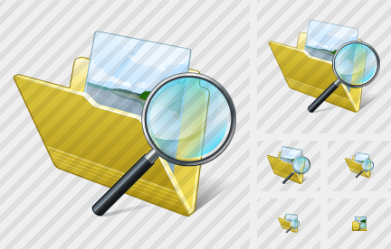 Folder My Pictures Search2 Icon