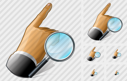 Hand Search2 Icon