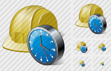Icone Elmetto Orologio